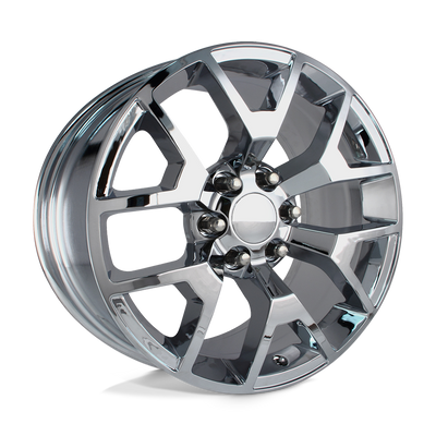 OE Creations - PR169 - Chrome - CHROME - 22" x 9", 28 Offset, 6x139.7 (Bolt Pattern), 78.1mm HUB