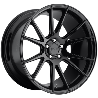 Niche - M152 VICENZA - Black - GLOSS BLACK - 20" x 10", 4 Offset, 5x114.3 (Bolt Pattern), 72.56mm HUB