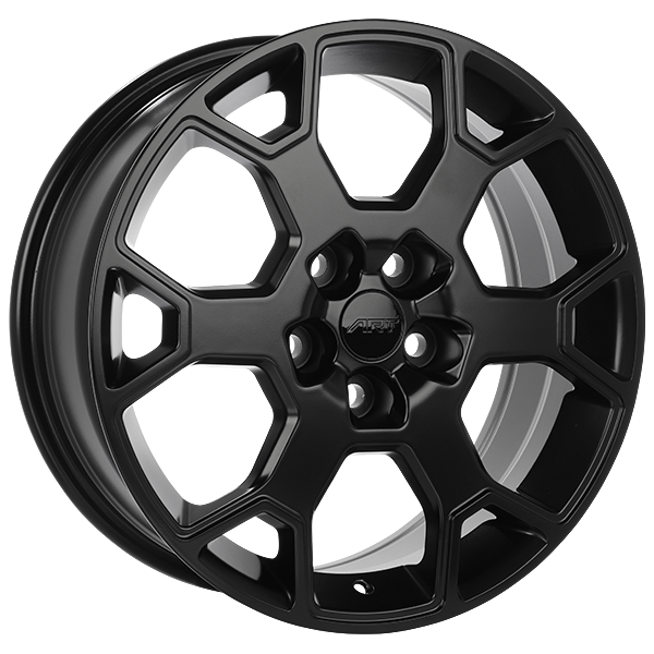 ART - Replica 268 - Black - Satin Black - 17" x 7", 30 Offset, 5x110 (Bolt Pattern), 65.1mm HUB