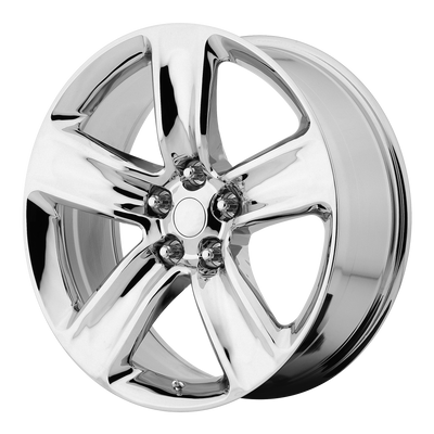 OE Creations - PR154 - Chrome - CHROME - 20" x 10", 5 Offset, 5x127 (Bolt Pattern), 71.5mm HUB