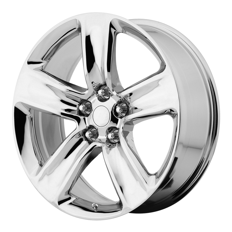 OE Creations - PR154 - Chrome - CHROME - 20" x 10", 5 Offset, 5x127 (Bolt Pattern), 71.5mm HUB