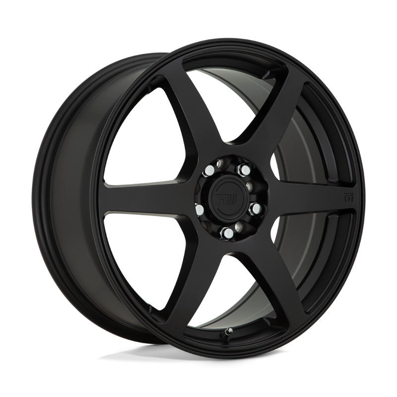 Motegi - MR143 CS6 - Black - SATIN BLACK - 18" x 8", 45 Offset, 5x112/114.3 (Bolt Pattern), 72.6mm HUB