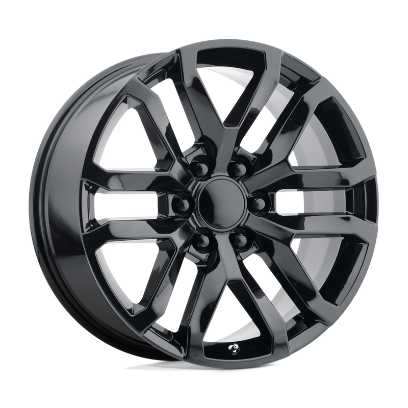 OE Creations - PR196 - Black - GLOSS BLACK - 22" x 9", 24 Offset, 6x139.7 (Bolt Pattern), 78.1mm HUB