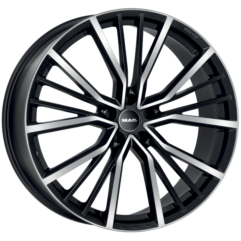 Mak Wheels - UNION - Black - BLACK MIRROR - 20" x 9", 29 Offset, 5x112 (Bolt Pattern), 66.5mm HUB