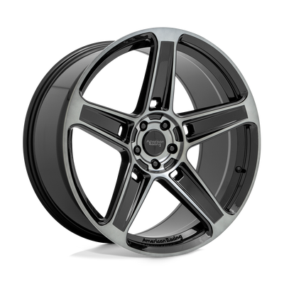 American Racing - AR936 HELLION - Black - GLOSS BLACK WITH GRAY TINT - 22" x 10.5", 25 Offset, 5x115 (Bolt Pattern), 72.6mm HUB