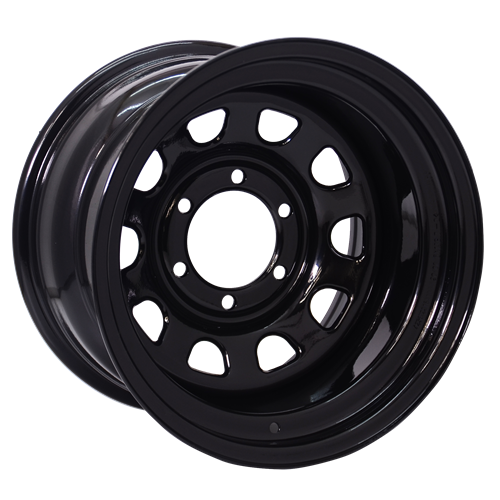 Envy Wheels - 101MB D WINDOW - Black - GLOSS BLACK - 16" x 10", -34 Offset, 6x139.7 (Bolt Pattern), 108mm HUB