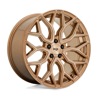 Niche - M263 MAZZANTI - Bronze - BRONZE BRUSHED - 19" x 8.5", 35 Offset, 5x114.3 (Bolt Pattern), 72.6mm HUB