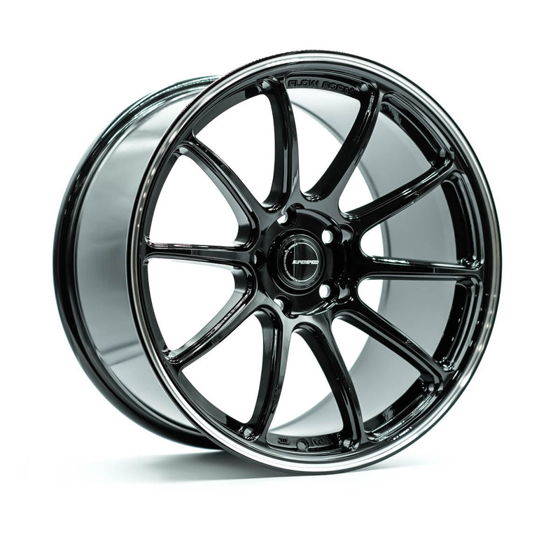 Superspeed - RF03RR - Black - Black Machining - 18" x 9.5", 38 Offset, 5x120 (Bolt Pattern), 64mm HUB