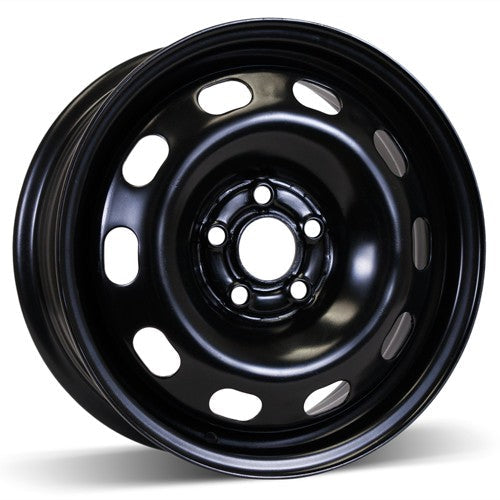 RSSW - Steel - Black - Black - 15" x 6", 36.5 Offset, 5x100 (Bolt Pattern), 57.1mm HUB