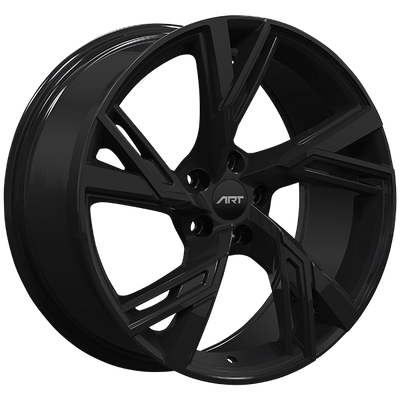 ART - Replica 230 - Black - Gloss Black - 19" x 8.5", 28 Offset, 5x112 (Bolt Pattern), 66.5mm HUB