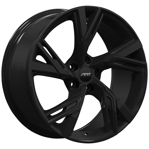 ART - Replica 230 - Black - Gloss Black - 19" x 8.5", 28 Offset, 5x112 (Bolt Pattern), 66.5mm HUB