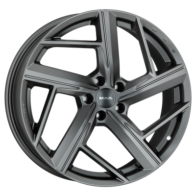 Mak Wheels - QVATTRO - Gunmetal - M-TITAN DARK - 19" x 8.5", 25 Offset, 5x112 (Bolt Pattern), 66.5mm HUB