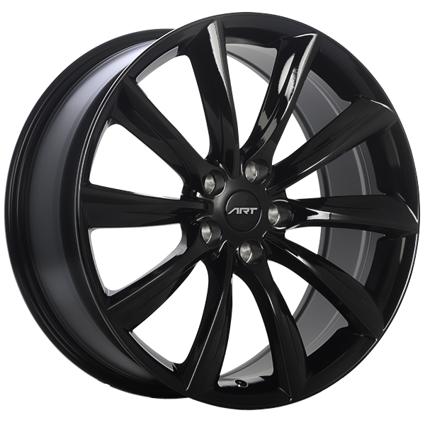 ART - Replica 171 - Black - Gloss Black - 20" x 8.5", 35 Offset, 5x114.3 (Bolt Pattern), 64.1mm HUB