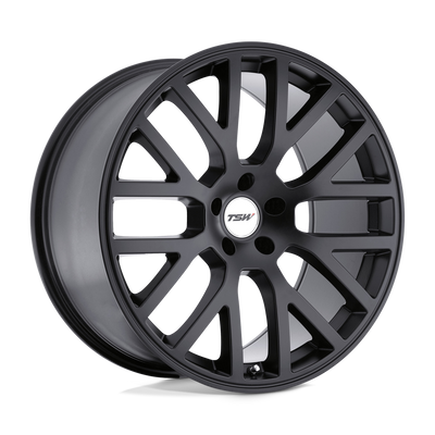 TSW Wheels - DONINGTON - Black - Matte Black - 20" x 10", 20 Offset, 5x114.3 (Bolt Pattern), 76.1mm HUB