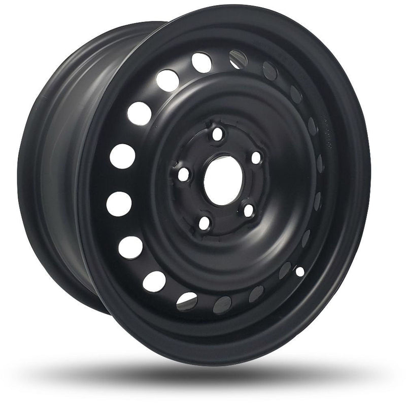 DTD - Steel - Black - Black - 15" x 6", 45 Offset, 5x114.3 (Bolt Pattern), 60.1mm HUB