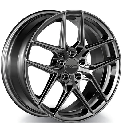 RWC - AC1004 / HO1004 - Grey - Anthracite - 18" x 8", 45 Offset, 5x114.3 (Bolt pattern), 64.1mm HUB