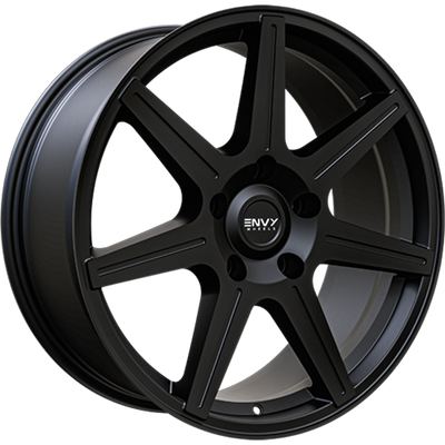 Envy Wheels - ELITE - Black - MATTE BLACK - 18" x 8", 40 Offset, 5x114.3 (Bolt Pattern), 73.1mm HUB