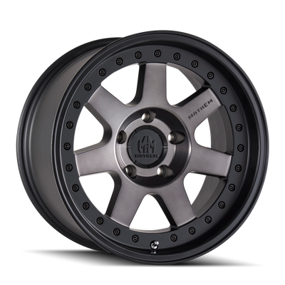 Mayhem - PRODIGY - Black - MATTE BLACK WITH DARK TINT - 20" x 9", 0 Offset, 8x170 (Bolt Pattern), 130.8mm HUB