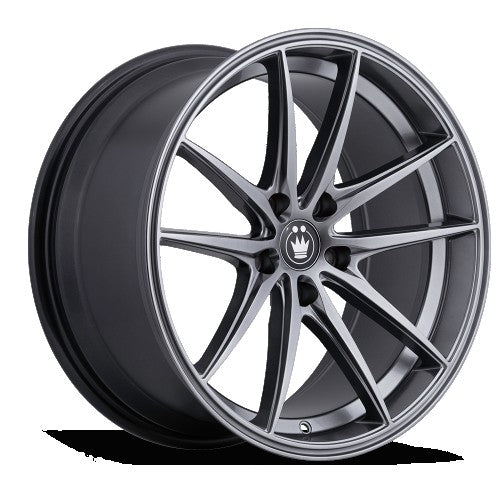Konig - Oversteer - Grey - Opal - 20" x 8.5", 42 Offset, 5x112 (Bolt Pattern), 73.1mm HUB
