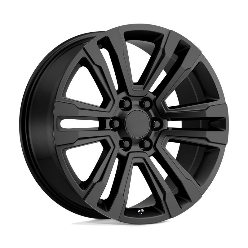 OE Creations - PR182 - Black - SATIN BLACK - 22" x 9", 24 Offset, 6x139.7 (Bolt Pattern), 78.1mm HUB