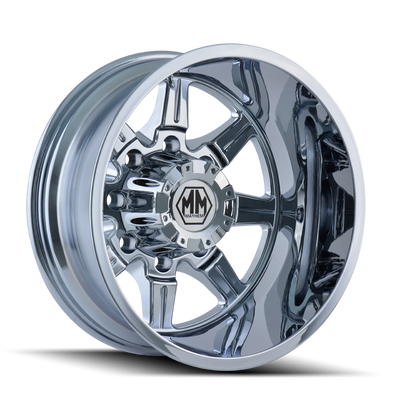 Mayhem - MONSTIR - Chrome - CHROME - 19.5" x 6.75", -143 Offset, 8x165.1 (Bolt Pattern), 116.7mm HUB