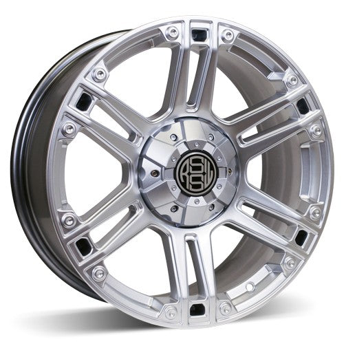 RSSW - Krawler - Silver - Hyper silver - 20" x 9", 20 Offset, 8x180 (Bolt Pattern), 124mm HUB