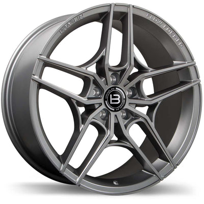 Braelin - BR12 - Gunmetal - Satin Charcoal - 19" x 9", 35 Offset, 5x110 (Bolt Pattern), 65.1mm HUB