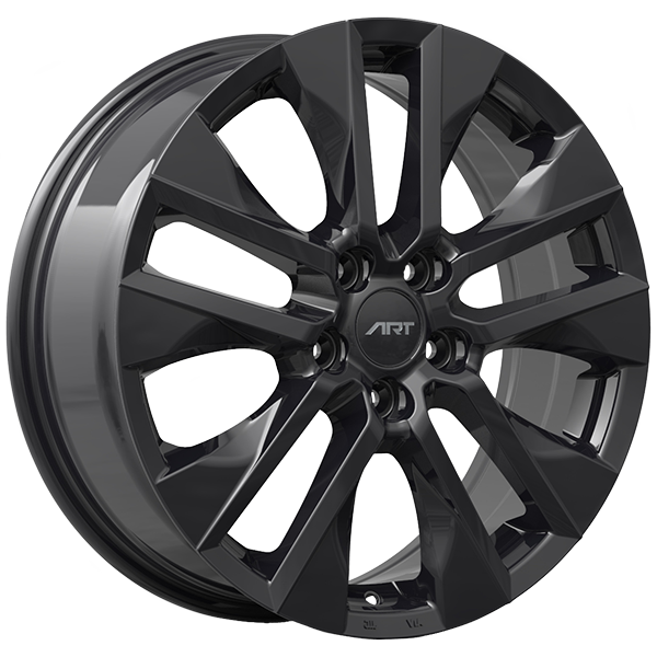 Art Replica Wheels - Replica 307 - Black - Gloss Black - 18" x 7", 35 Offset, 5x114.3 (Bolt pattern), 60.1mm HUB