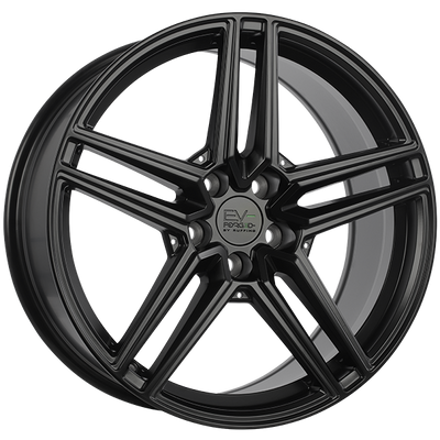 Dai Alloys - EV1 - Black - Satin Black - 19" x 8.5", 35 Offset, 5x114.3 (Bolt pattern), 64.1mm HUB