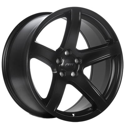 Art Replica Wheels - Replica 195 - Black - Satin Black - 22" x 10", 20 Offset, 5x127 (Bolt pattern), 71.5mm HUB