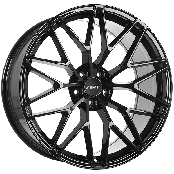 Art Replica Wheels - Replica 312 - Black - Gloss Black - 21" x 9.5", 26 Offset, 5x112 (Bolt pattern), 66.5mm HUB