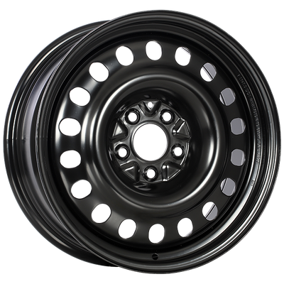 RNB - STEEL WHEEL - Black - Black E-Coating - 17" x 7", 42 Offset, 5x120 (Bolt pattern), 67.1mm HUB