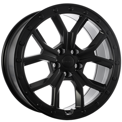 Ruffino Wheels - Adventure - Black - Satin Black - 20" x 8.5", 25 Offset, 5x120 (Bolt pattern), 72.6mm HUB