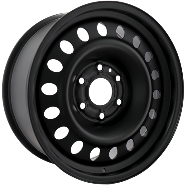 Envy Wheels - NX4 STEEL WHEEL - Black - FLAT BLACK - 18" x 8", 44 Offset, 8x180 (Bolt Pattern), 124.1mm HUB