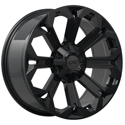 Dai Alloys - Abyss - Black - Gloss Black - 20" x 9", 20 Offset, 5x139.7 (Bolt pattern), 77.8mm HUB