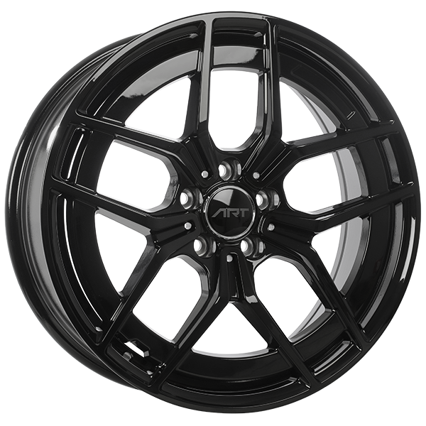 Art Replica Wheels - Replica 308 - Black - Gloss Black - 18" x 7.5", 33 Offset, 5x112 (Bolt pattern), 66.6mm HUB