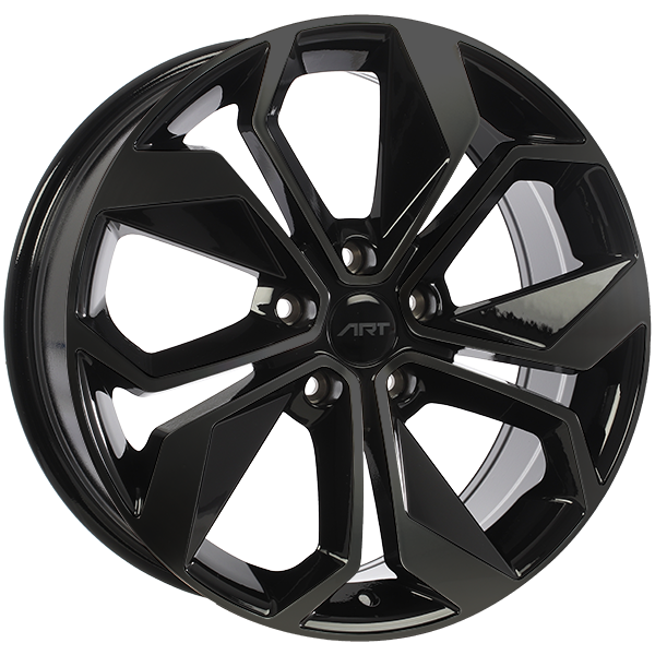 Art Replica Wheels - Replica 309 - Black - Gloss Black - 18" x 7.5", 45 Offset, 5x114.3 (Bolt pattern), 56.1mm HUB