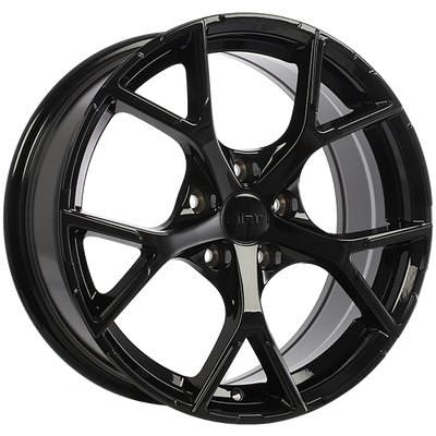 Art Replica Wheels - Replica 319 - Black - Gloss Black - 17" x 7.5", 35 Offset, 5x112 (Bolt pattern), 66.5mm HUB