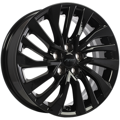 Art Replica Wheels - Replica 320 - Black - Gloss Black - 16" x 6.5", 39 Offset, 5x100 (Bolt pattern), 54.1mm HUB