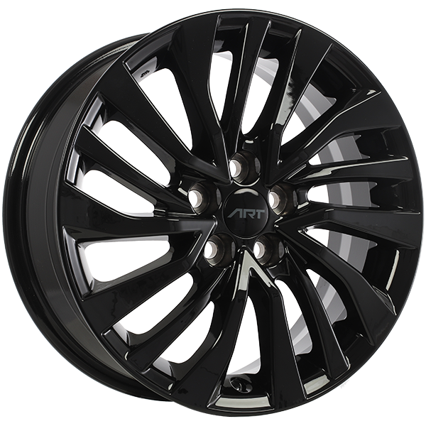 Art Replica Wheels - Replica 320 - Black - Gloss Black - 16" x 6.5", 39 Offset, 5x100 (Bolt pattern), 54.1mm HUB