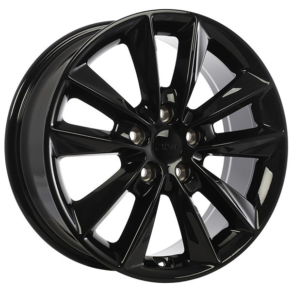 Art Replica Wheels - Replica 321 - Black - Gloss Black - 17" x 7", 47 Offset, 5x114.3 (Bolt pattern), 67.1mm HUB