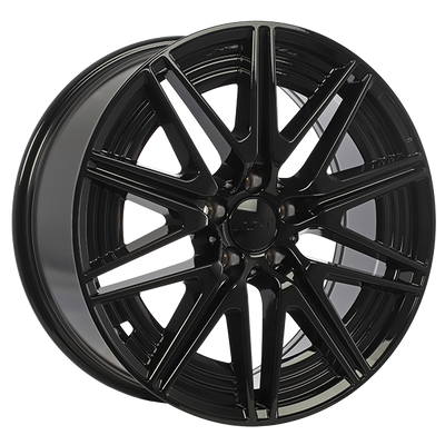 Art Replica Wheels - Replica 322 - Black - Gloss Black - 19" x 8.5", 40 Offset, 5x112 (Bolt pattern), 66.6mm HUB