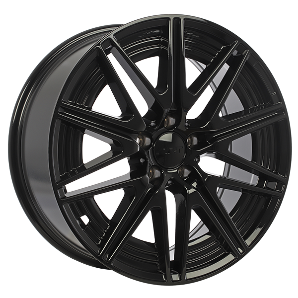 Art Replica Wheels - Replica 322 - Black - Gloss Black - 19" x 8.5", 40 Offset, 5x112 (Bolt pattern), 66.6mm HUB