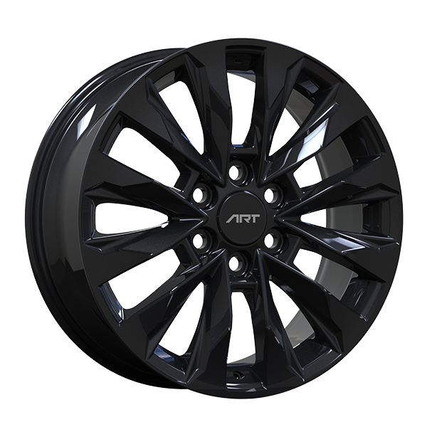 Art Replica Wheels - Replica 323 - Black - Gloss Black - 18" x 7.5", 50 Offset, 6x139.7 (Bolt pattern), 95.1mm HUB