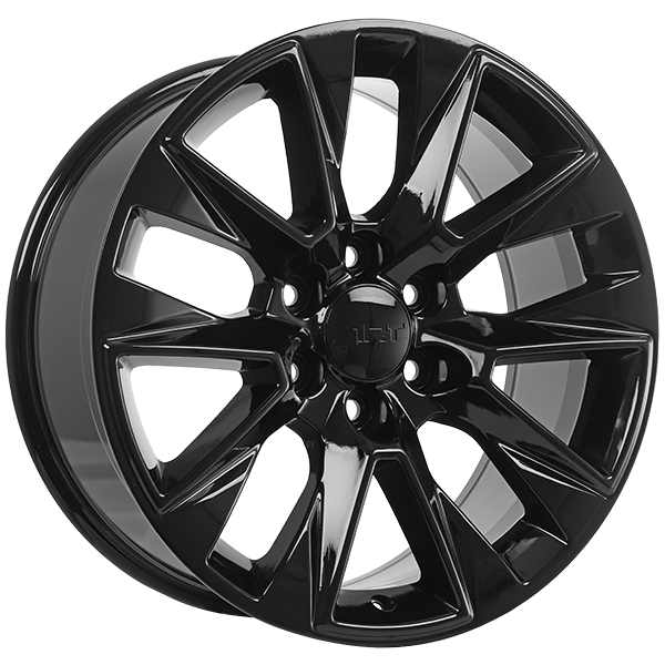 Art Replica Wheels - Replica 326 - Black - Gloss Black - 20" x 9", 28 Offset, 6x139.7 (Bolt pattern), 77.8mm HUB