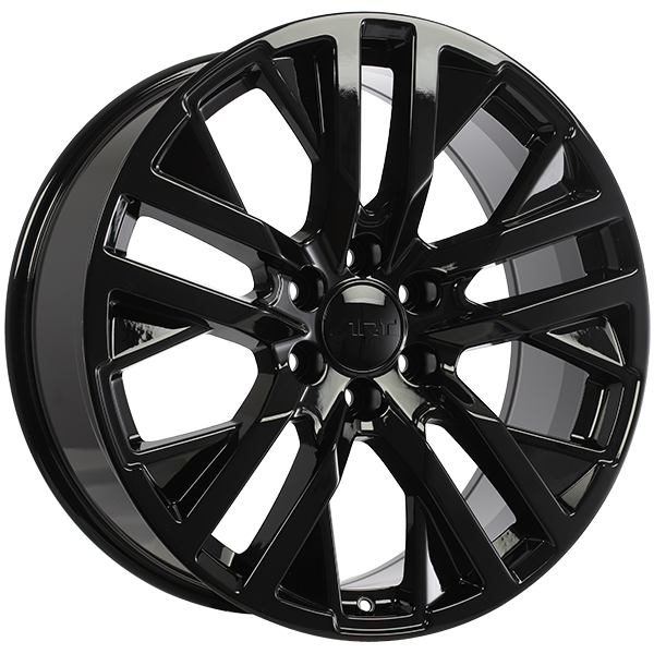 Art Replica Wheels - Replica 328 - Black - Gloss Black - 22" x 9", 28 Offset, 6x139.7 (Bolt pattern), 77.8mm HUB