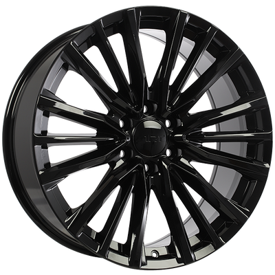 Art Replica Wheels - Replica 330 - Black - Gloss Black - 22" x 9", 28 Offset, 6x139.7 (Bolt pattern), 77.8mm HUB
