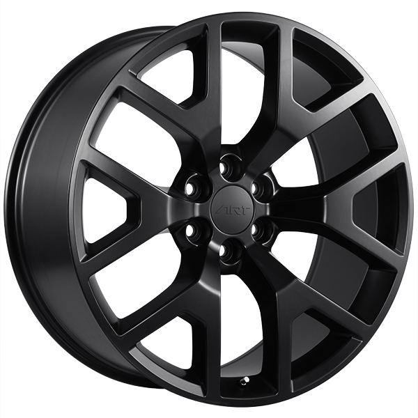 Art Replica Wheels - Replica 54 - Black - Satin Black - 20" x 9", 27 Offset, 6x139.7 (Bolt pattern), 77.8mm HUB