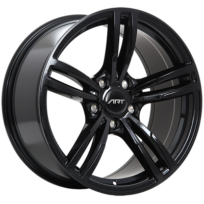 Art Replica Wheels - Replica 61 - Black - Gloss Black - 17" x 8", 35 Offset, 5x112 (Bolt pattern), 66.6mm HUB