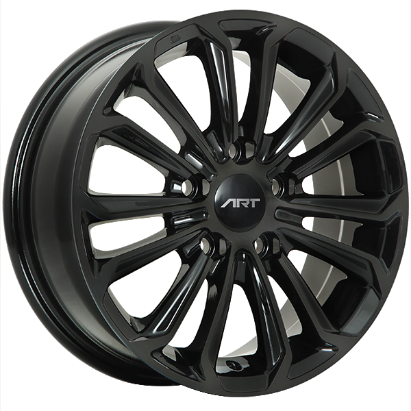 Art Replica Wheels - Replica 95 - Black - Gloss Black - 15" x 6", 40 Offset, 5x100 (Bolt pattern), 54.1mm HUB
